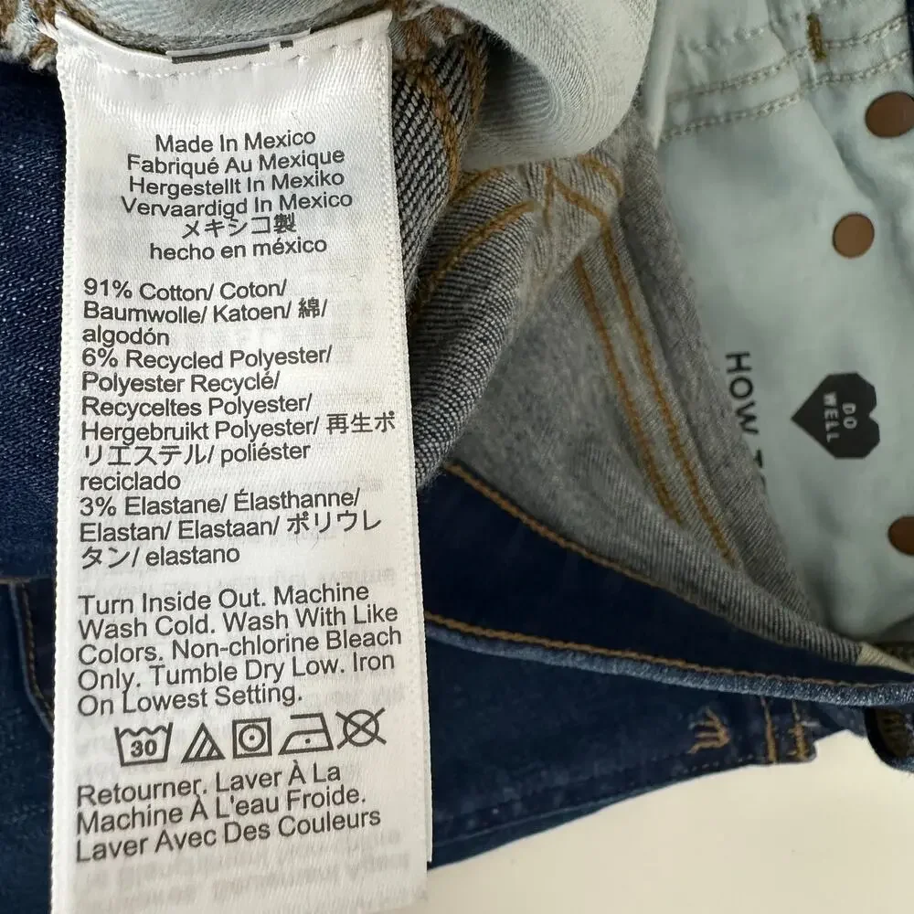 Madewell The Perfect Vintage Wide Leg Jean Pipestone Wash Blue US 27 NWT - Picture 14 of 15